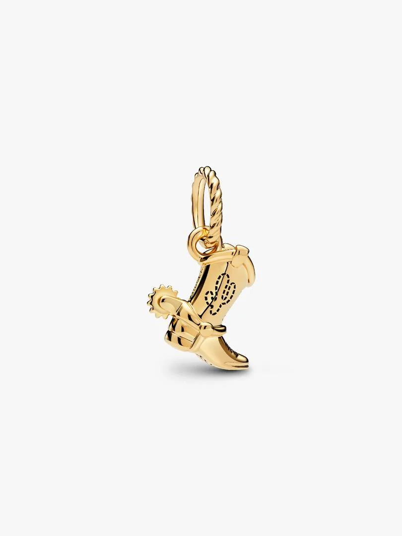 Disney Pixar Toy Story Cowboy Boot Charm 14k gold plating