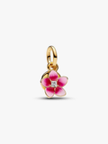Disney Moana Flower Dangle Charm 14k gold plating
