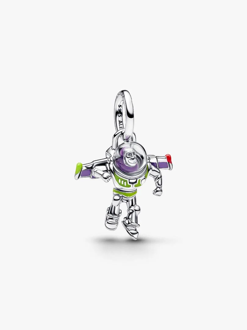 Disney Pixar Buzz Lightyear Dangle Charm Sterling silver