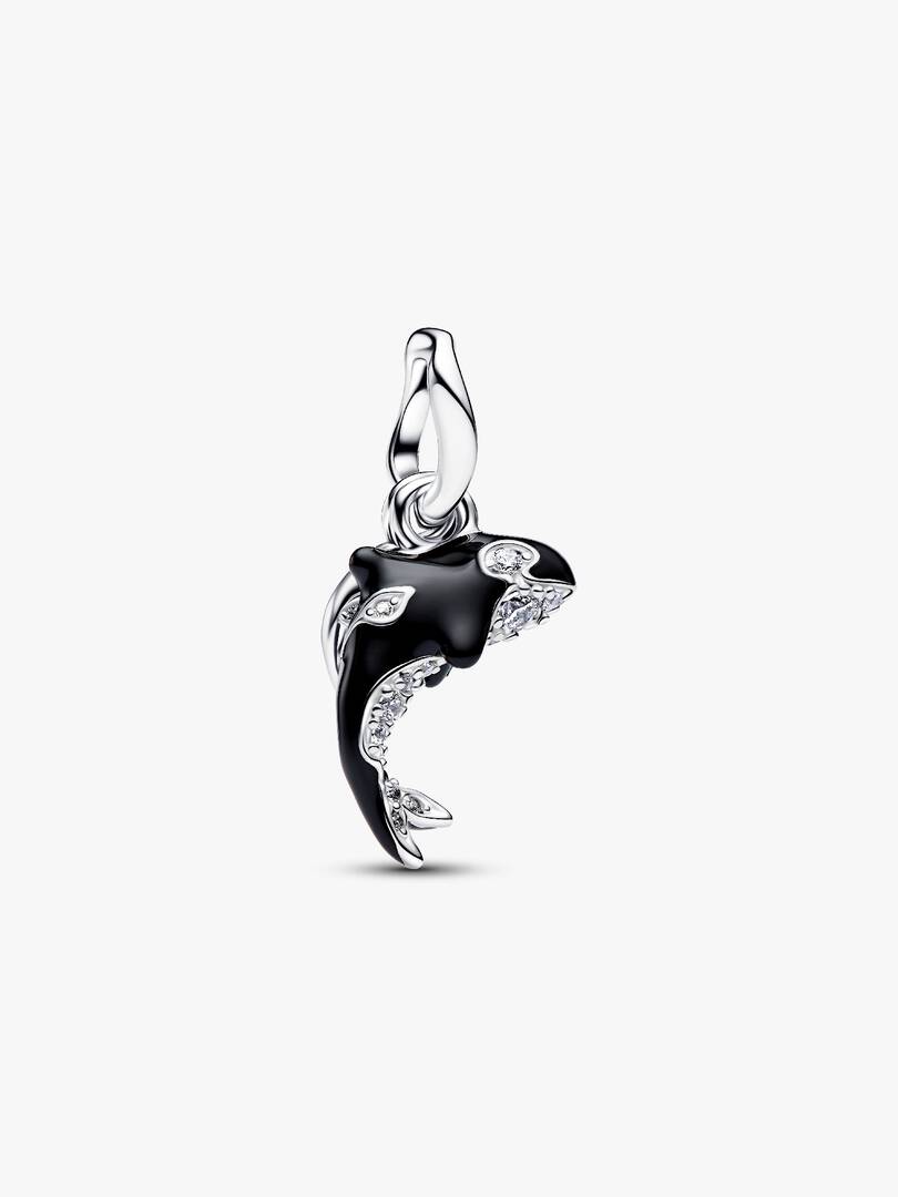 Orca Dangle Charm Sterling silver