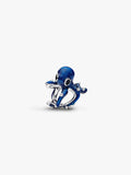 Blue Octopus Charm Sterling silver